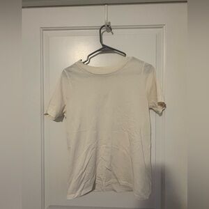 Madewell Cream Crewneck Tee
